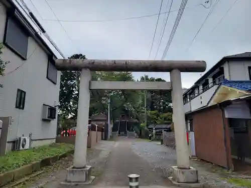 岩槻愛宕神社の鳥居