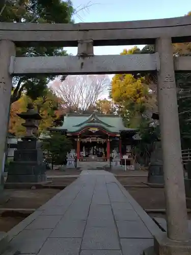 中野氷川神社の本殿・本堂
