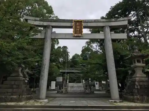 針綱神社の鳥居