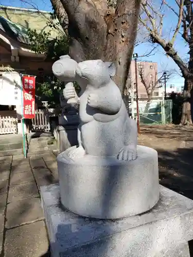 戸部杉山神社の狛犬