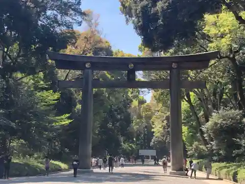 明治神宮の鳥居