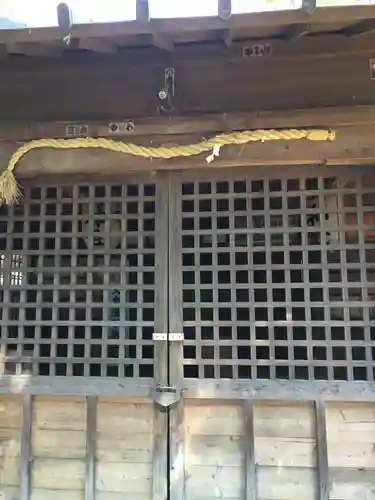 劒刀石床別命神社の本殿