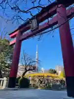 亀戸天神社の鳥居