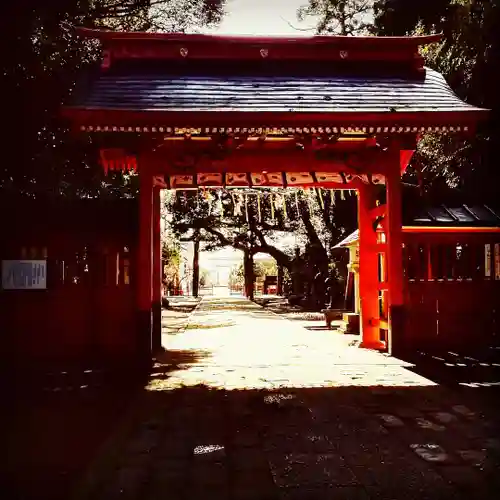 息栖神社の山門