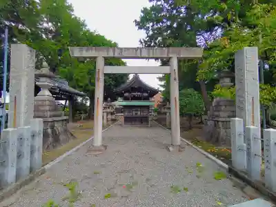 神明社（熊之庄）の鳥居