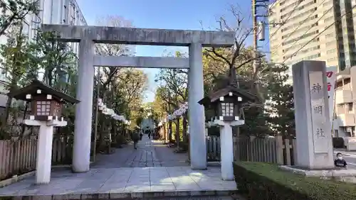 神明社の鳥居