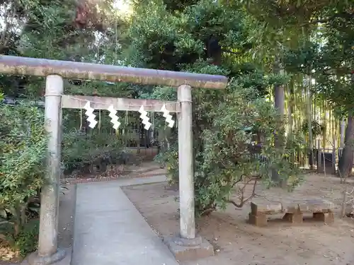 鳩森八幡神社の鳥居
