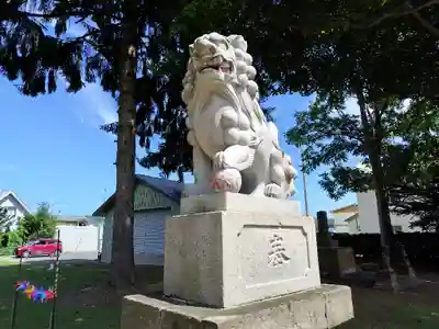 下川神社の狛犬