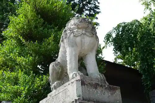 開成山大神宮の狛犬