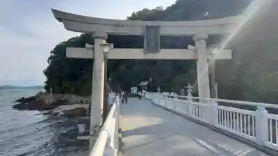 八百富神社の鳥居