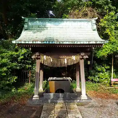 美濃輪稲荷神社の手水舎