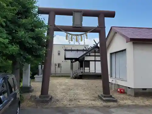 空知沿岸交通神社の鳥居