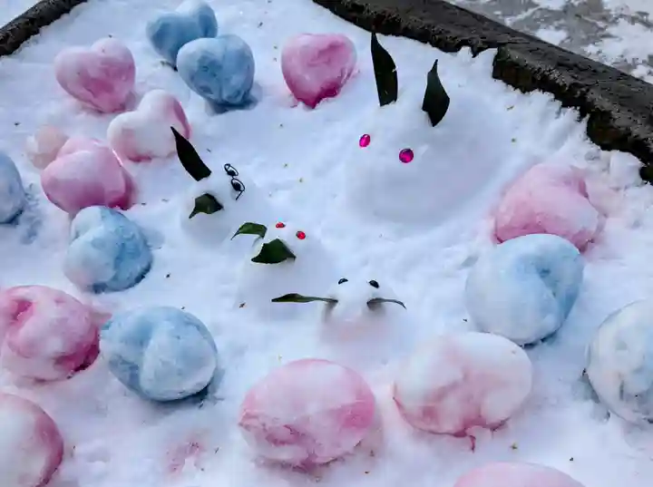 彌彦神社 (伊夜日子神社)の手水舎