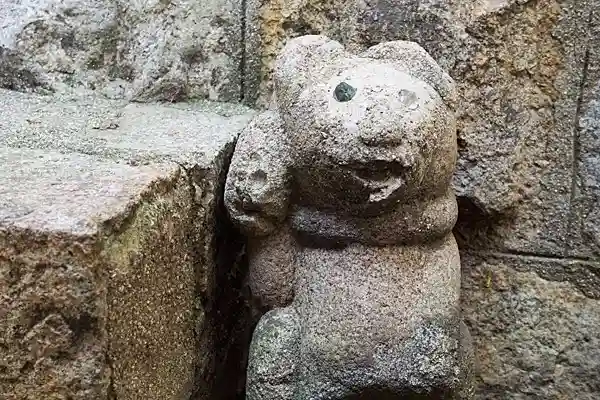 大直禰子神社の狛犬