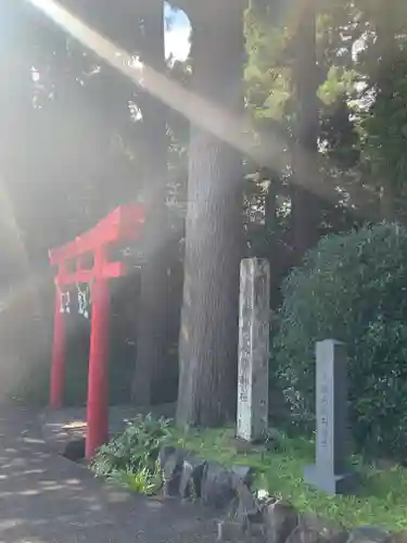 須山浅間神社の鳥居