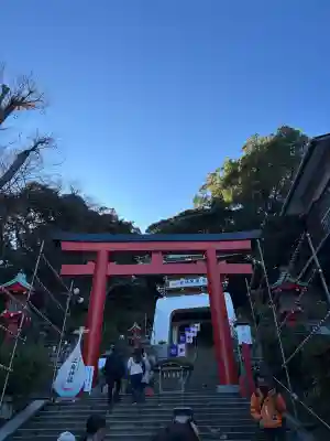江島神社の初詣