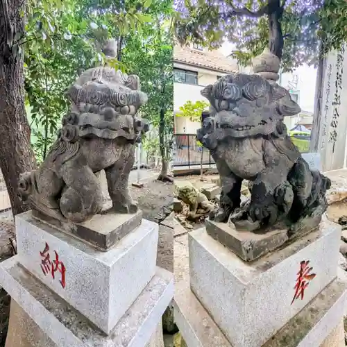 鳩ヶ谷氷川神社の狛犬