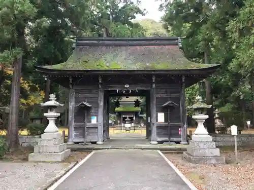 若狭姫神社（若狭彦神社下社）の山門