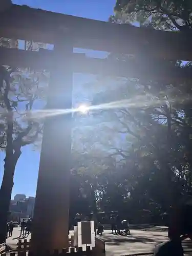 明治神宮の鳥居