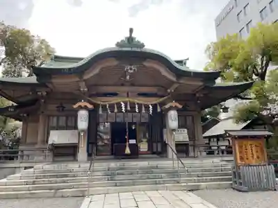 坐摩神社の本殿・本堂