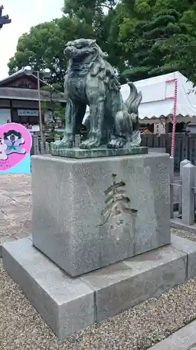 射楯兵主神社の狛犬