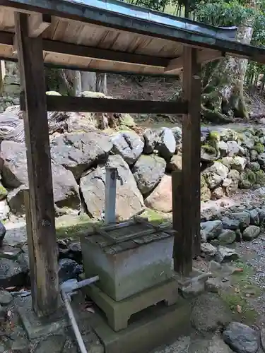 小浴神社の手水舎