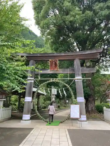 高麗神社の鳥居