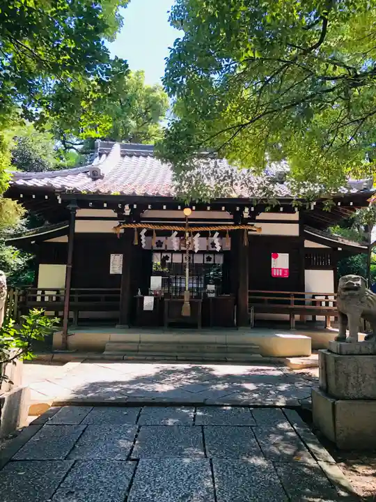 安居神社の本殿・本堂