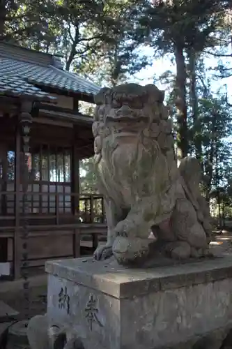 菅谷神社の狛犬