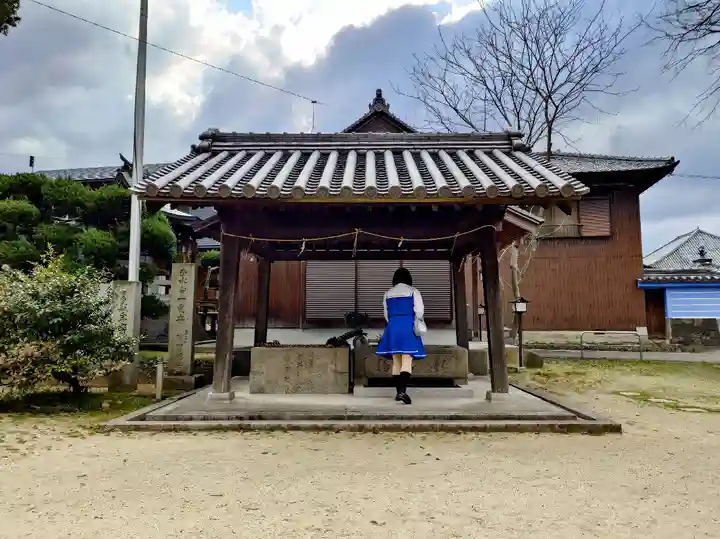 高良神社の手水舎