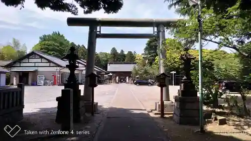 常陸第三宮　吉田神社の鳥居