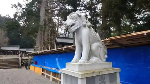 飛驒一宮水無神社の狛犬