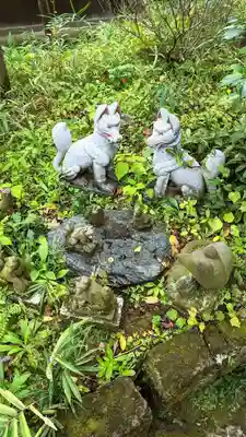 白金氷川神社の狛犬