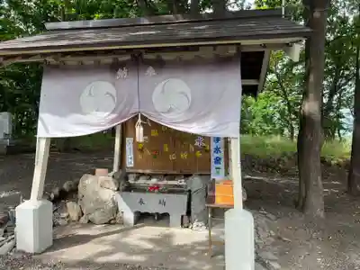 星置神社の手水舎