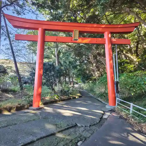 諸口神社の鳥居