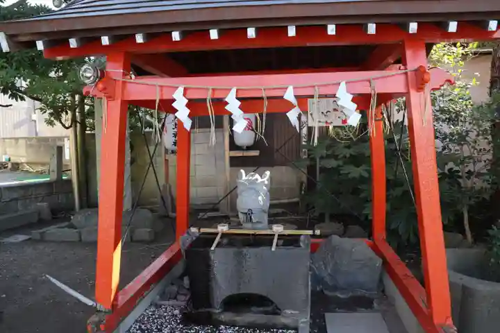 龍ケ崎八坂神社の手水舎