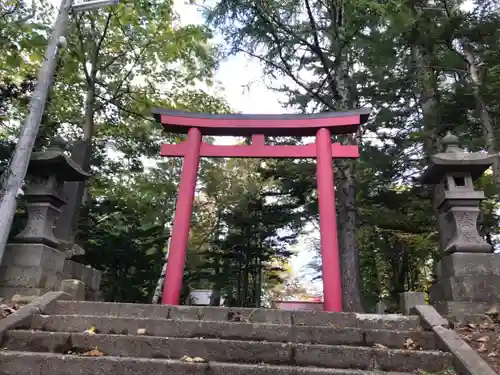 倶知安神社の鳥居