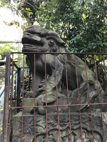 御田八幡神社の狛犬