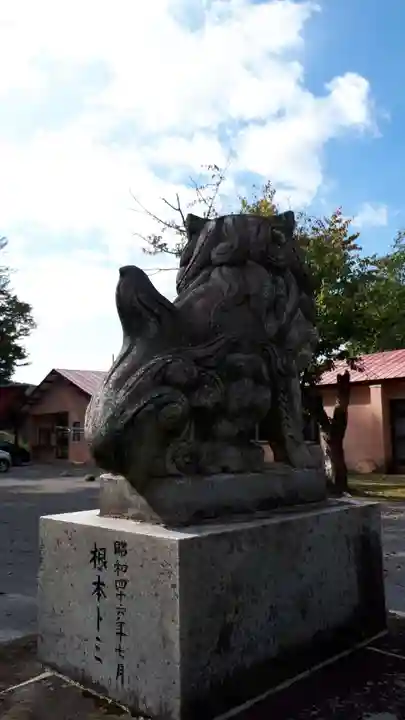 喜茂別神社の狛犬