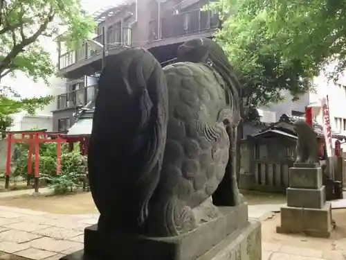 駒込天祖神社の狛犬