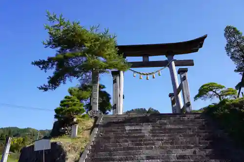 木幡山隠津島神社(二本松市)の鳥居