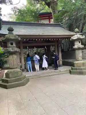 江島神社の手水舎