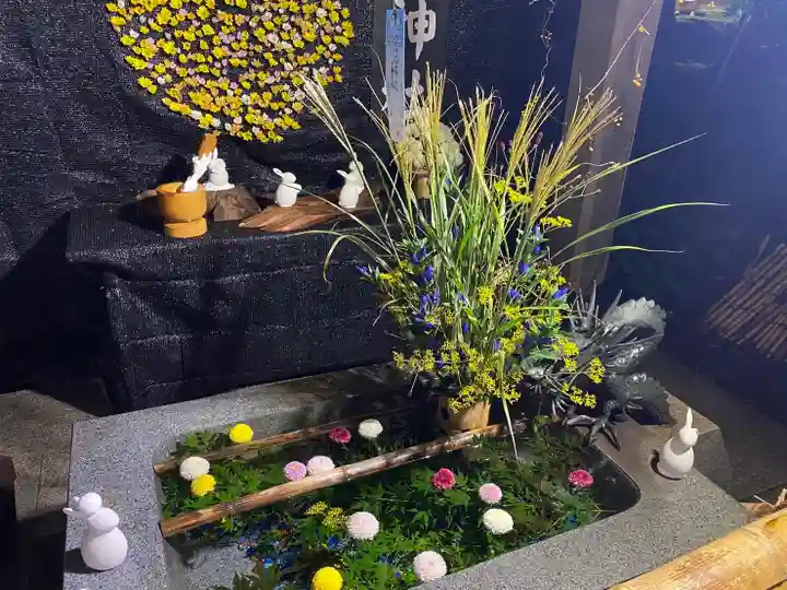 東海市熊野神社の手水舎