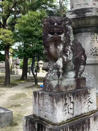 大神神社（花池）の狛犬