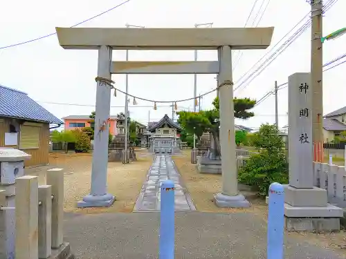 神明社（西福田5）の鳥居