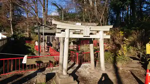 谷保天満宮の鳥居