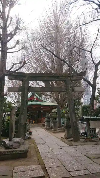 秋葉神社の鳥居