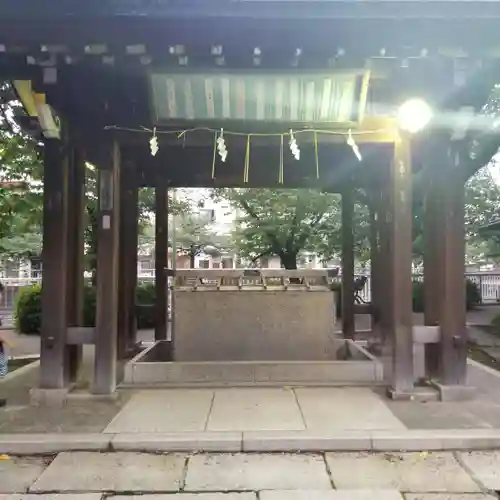 荏原神社の手水舎