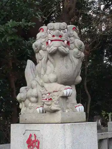 前鳥神社の狛犬