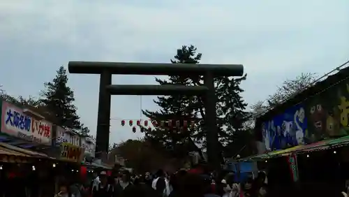 青森縣護國神社の鳥居